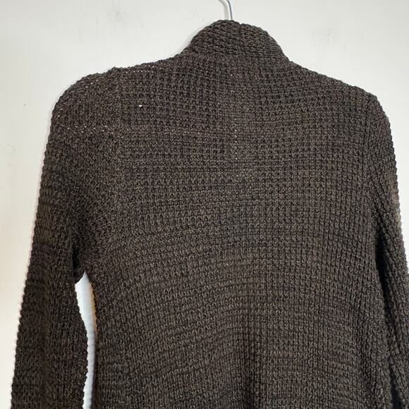 Market & Spruce Tabatha Waffle Cardigan in Brown NWT Size XS - Picture 6 of 8